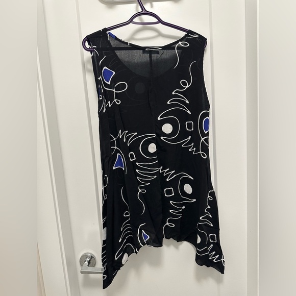 Blue sky clothing bamboo tunic tank top EUC thin and breezy - Picture 5 of 10